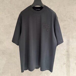 Chrome Hearts 3d Embroidered Black Short-Sleeve Top